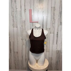 Pro player tank top with sports bra size large